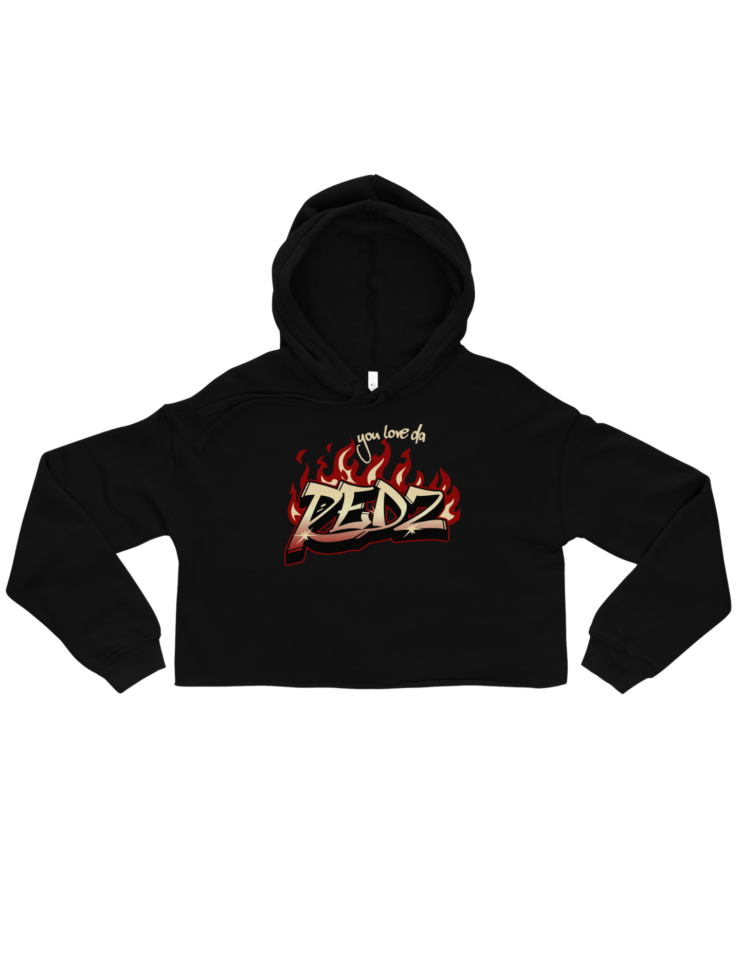 You Love Da Redz Cropped Hoodie